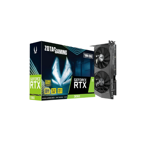 Zotac RTX 3060 Twin Edge 8GB GDDR6 Graphics Card Zotac RTX 3060 Twin Edge 8GB GDDR6 Graphics Card